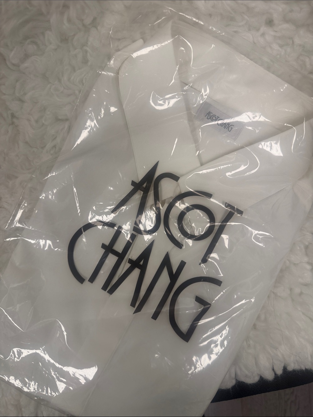Ascot Chang White Men's Dress Shirt